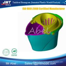 Molde de balde de molde de balde de plástico de injeção